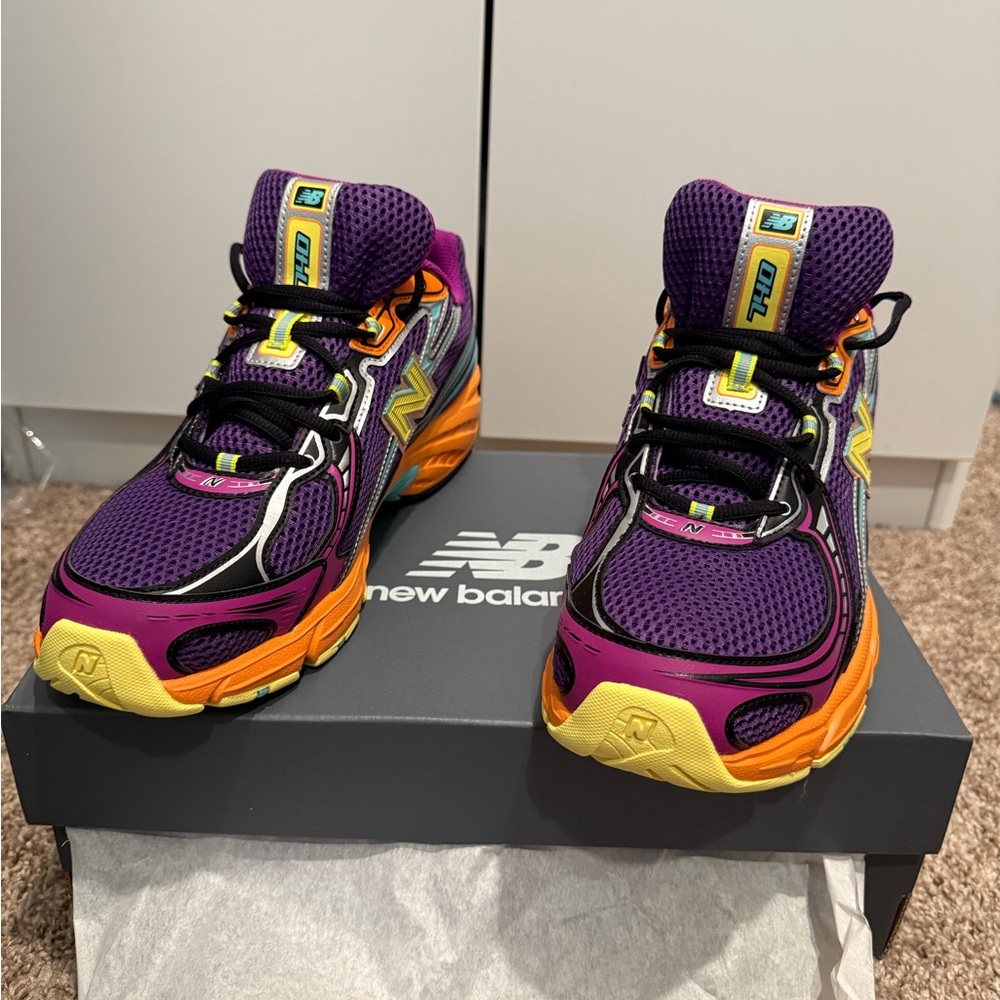 New Balance 740 Purple Pink Sneakers